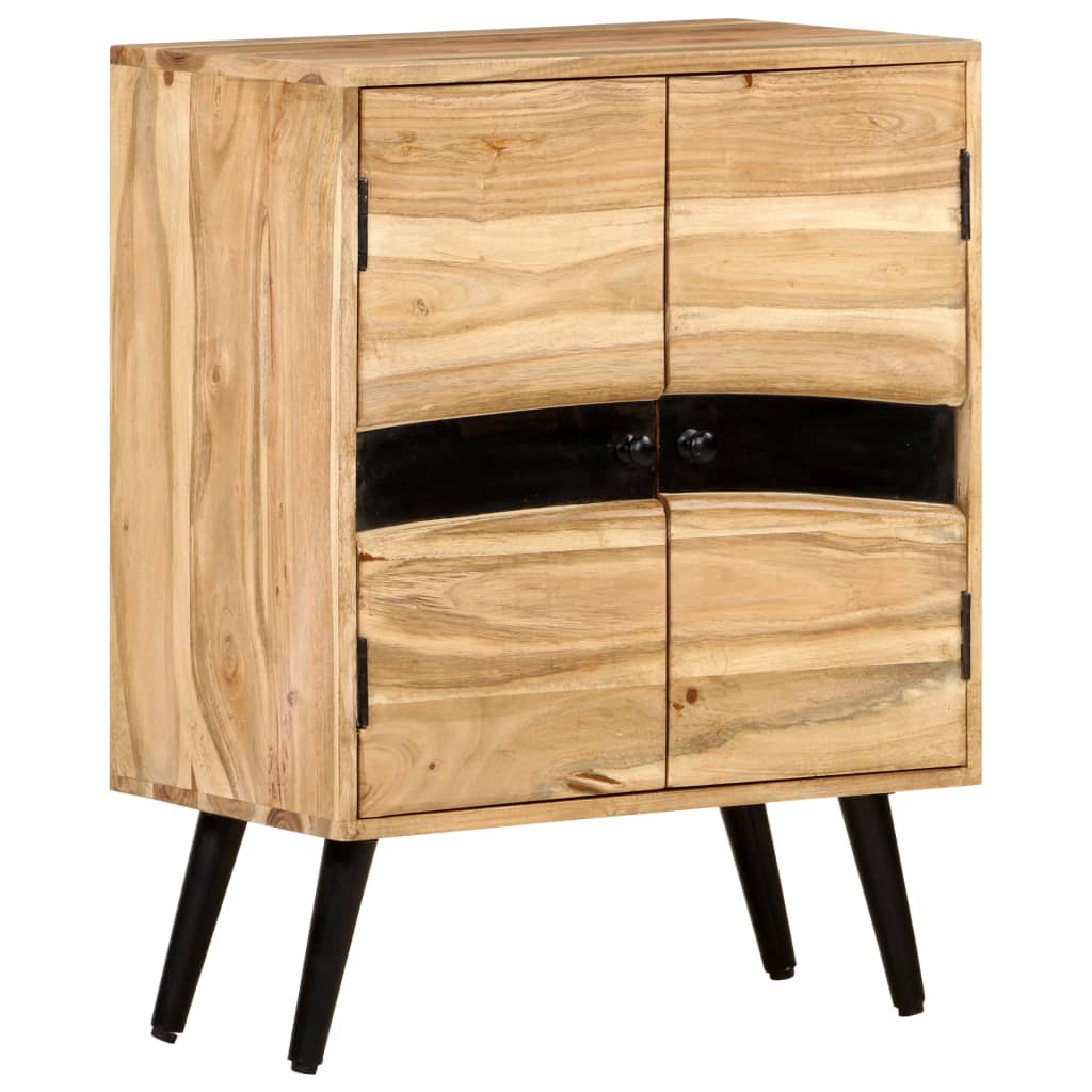 Sideboard 57x34x75 cm Akazie Massivholz