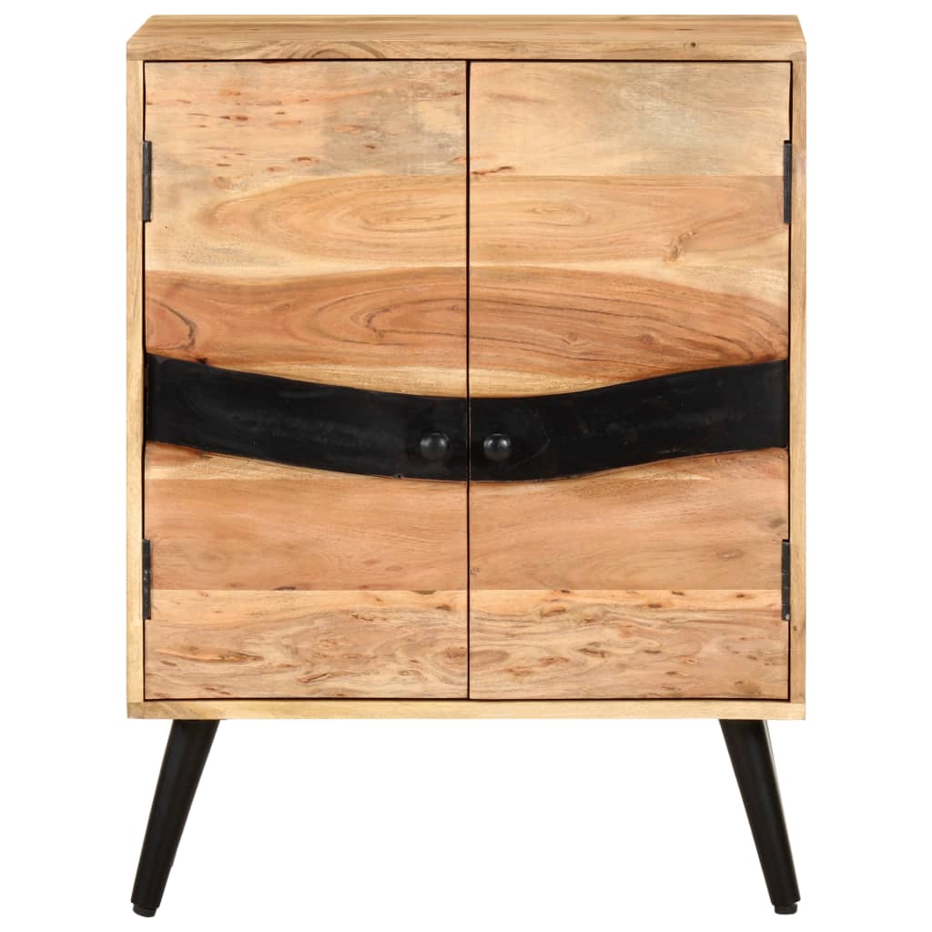 Sideboard 57x34x75 cm Akazie Massivholz