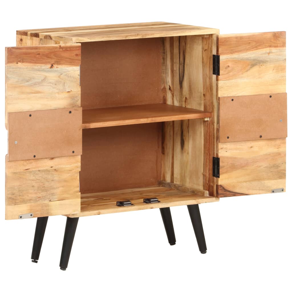 Sideboard 57x34x75 cm Akazie Massivholz