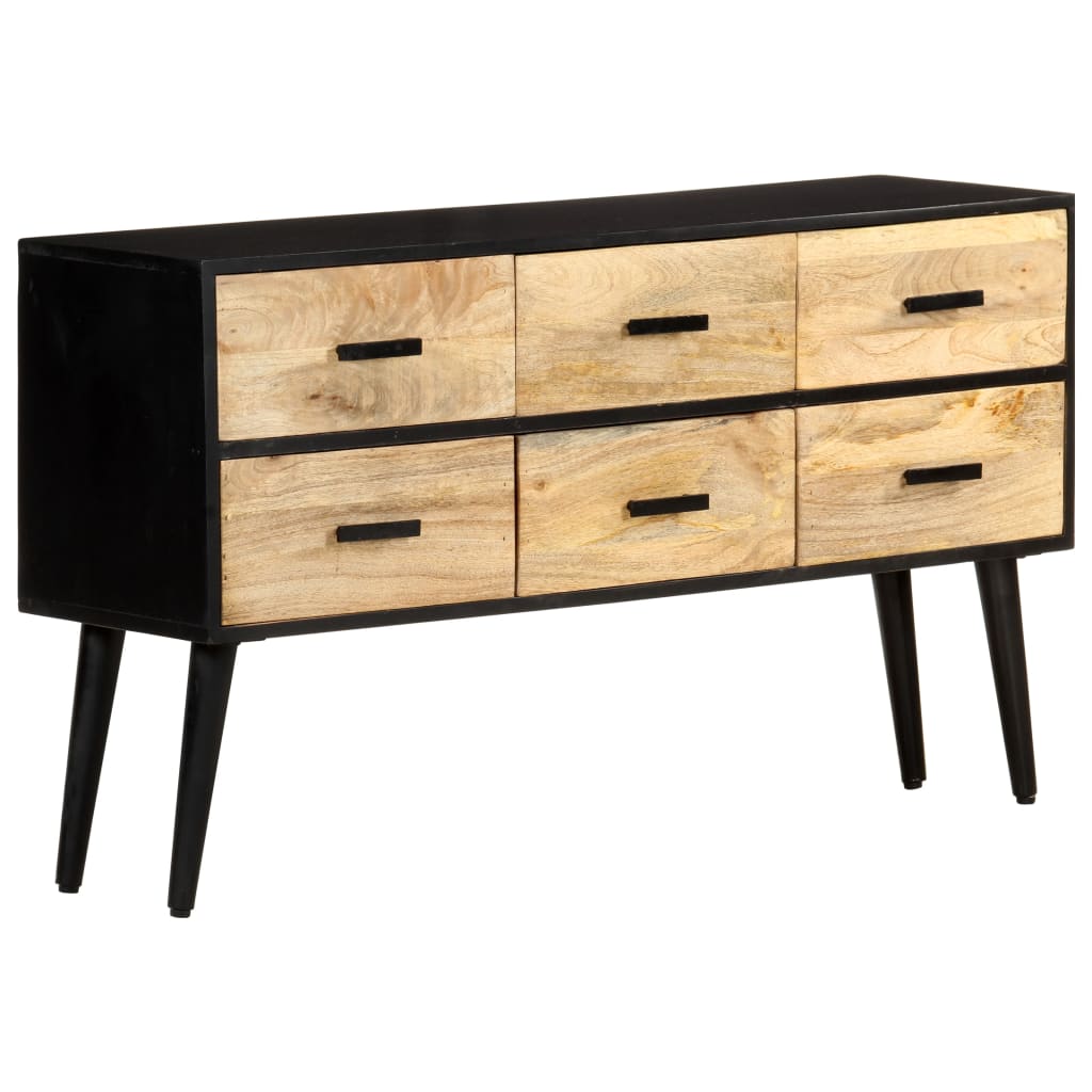 Sideboard 110x33x64 cm Massivholz Mango