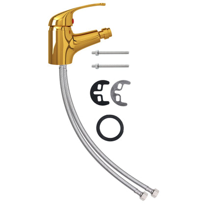 Badezimmer Bidet Mischbatterie Golden 13x12 cm