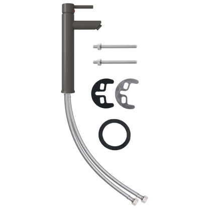 Badezimmer Mischbatterie Grau 12x30 cm