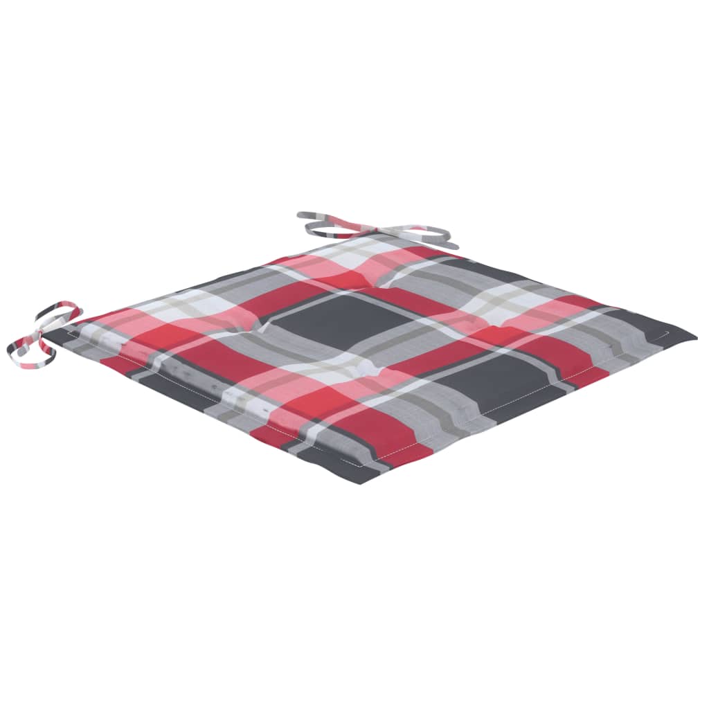 Gartenstühle mit Kissen 2 Stk. Massivholz Akazie