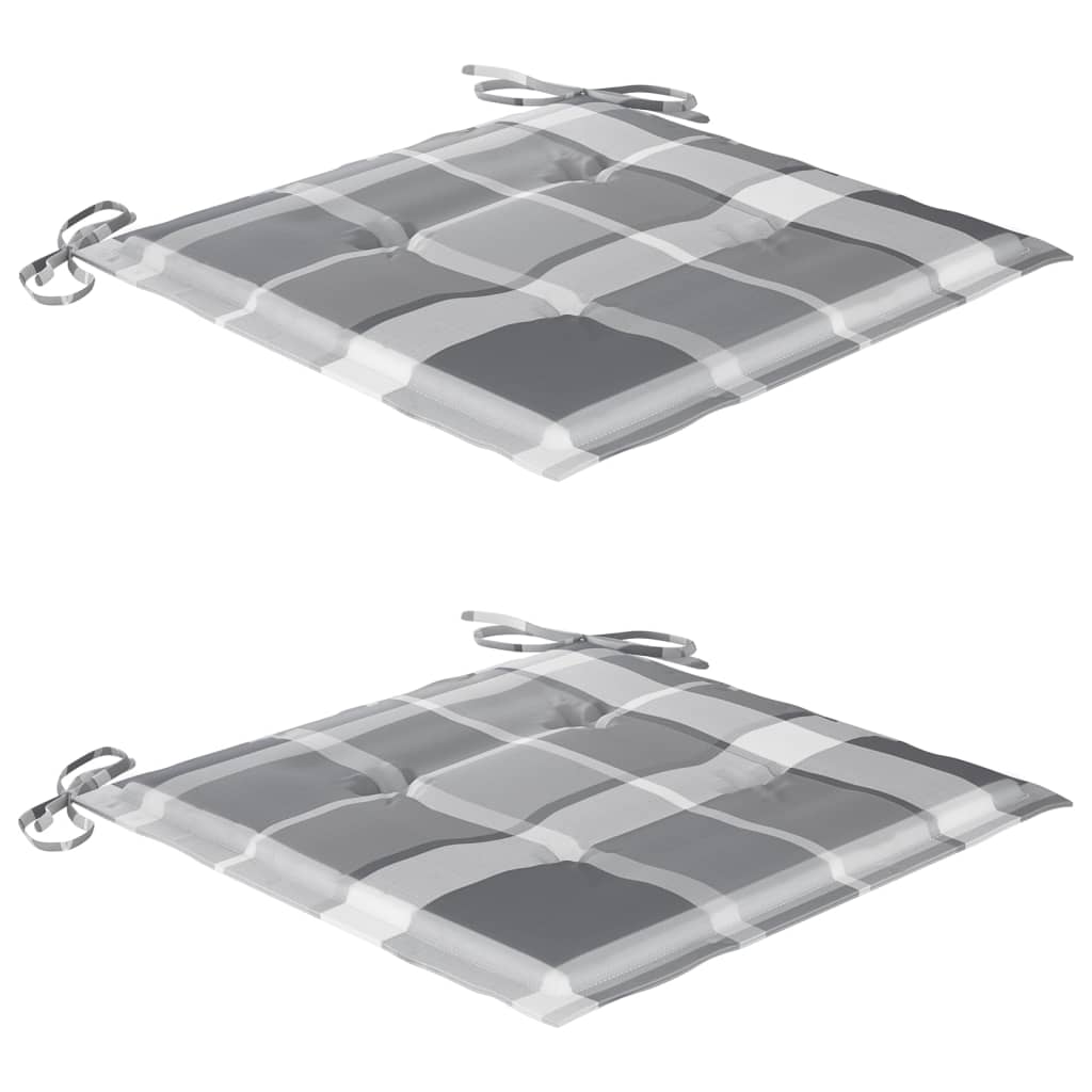 Gartenstühle mit Teetisch und Kissen Akazie Massivholz