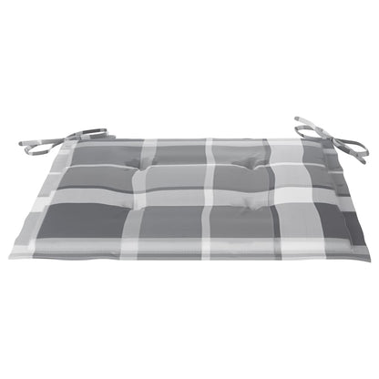 Gartenstühle mit Teetisch und Kissen Akazie Massivholz