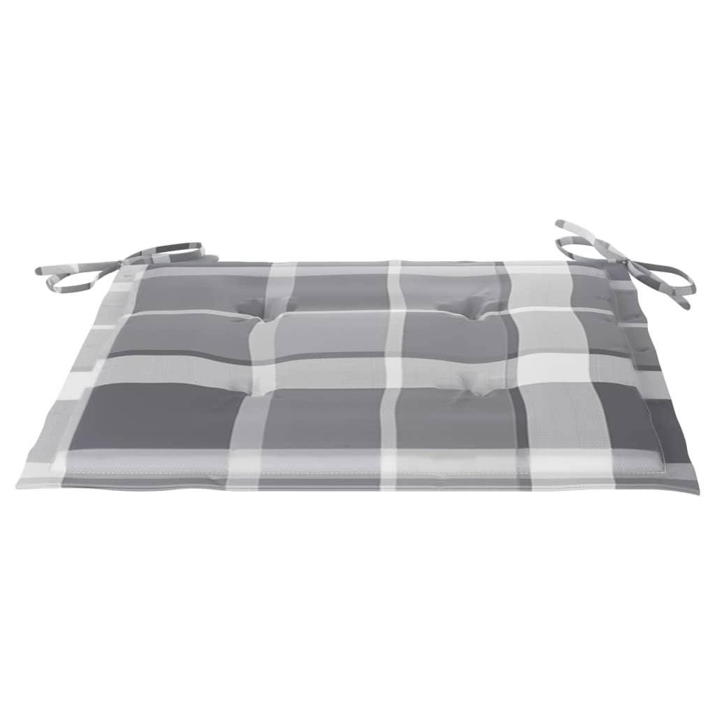 Klappbare Gartenstühle 4 Stk. mit Kissen Massivholz Akazie