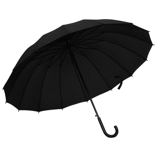 Regenschirm Automatisch Schwarz 120 cm