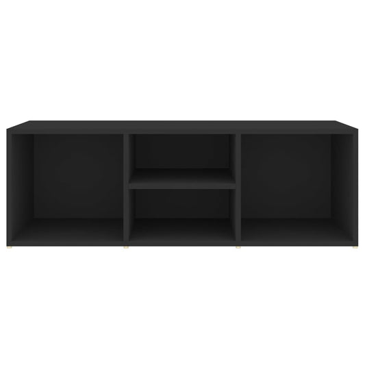 Schuhbank Schwarz 105x35x35 cm Holzwerkstoff