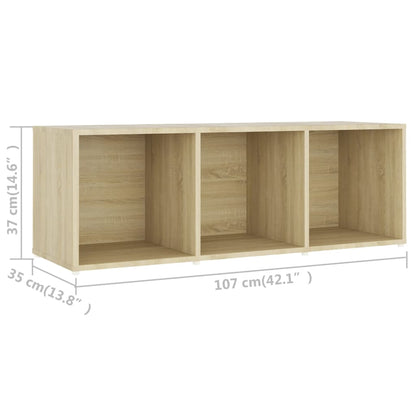 TV-Schrank Sonoma-Eiche 107x35x37 cm Holzwerkstoff