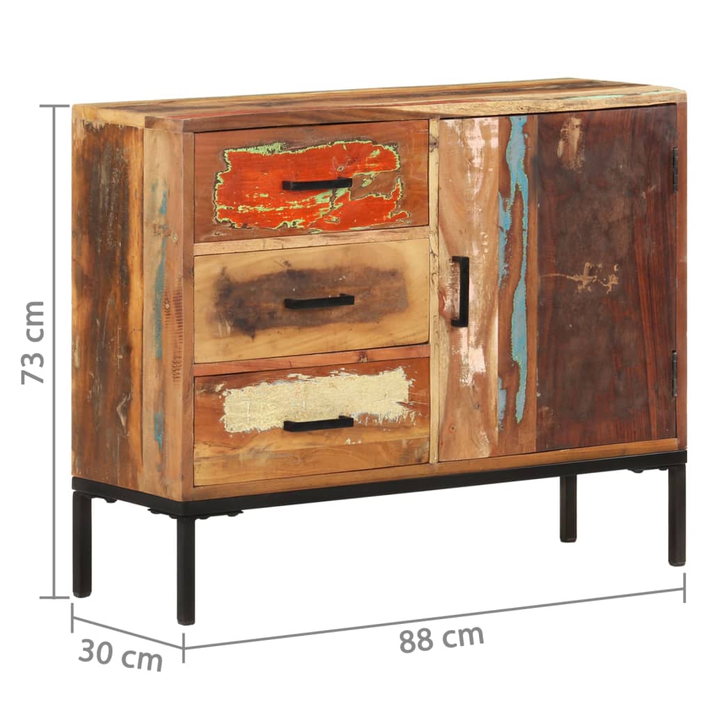 Sideboard 88x30x73 cm Altholz Massiv