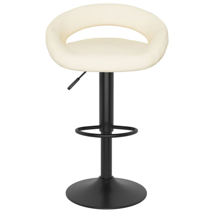 Barhocker 2 Stk. Creme Samt