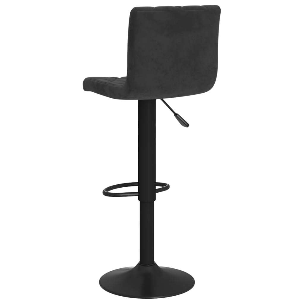 Barhocker 2 Stk. Schwarz Samt