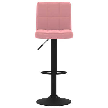 Barhocker 2 Stk. Rosa Samt