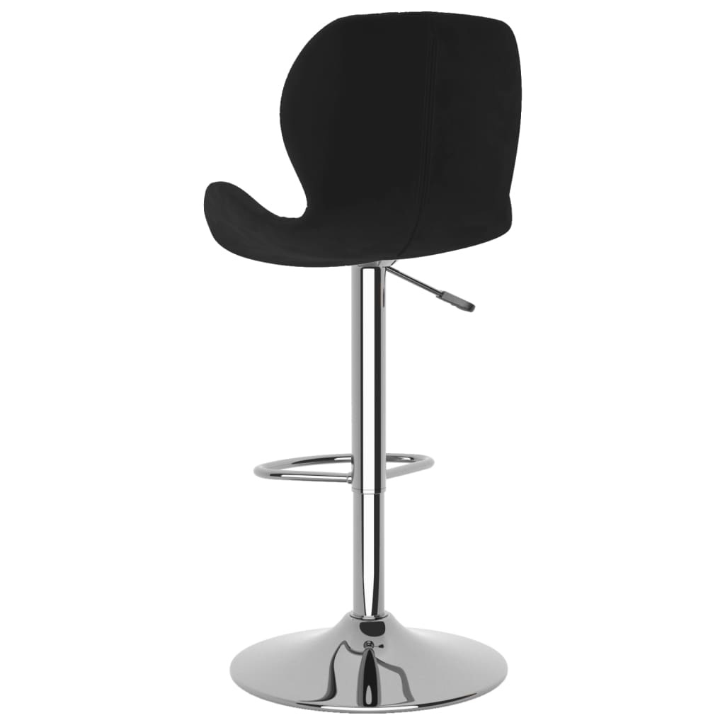 Barhocker 2 Stk. Schwarz Samt