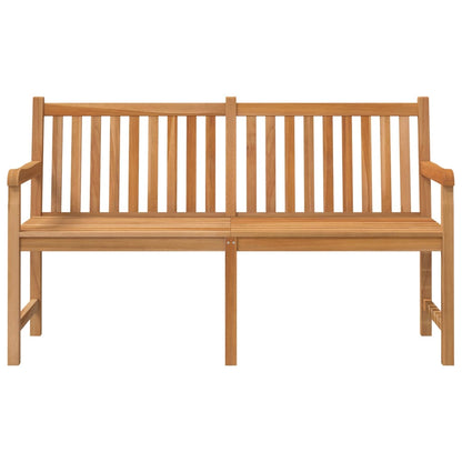 Gartenbank 150 cm Massivholz Teak