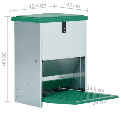 Geflügel-Futterautomat Feedomatic mit Pedal 12 kg