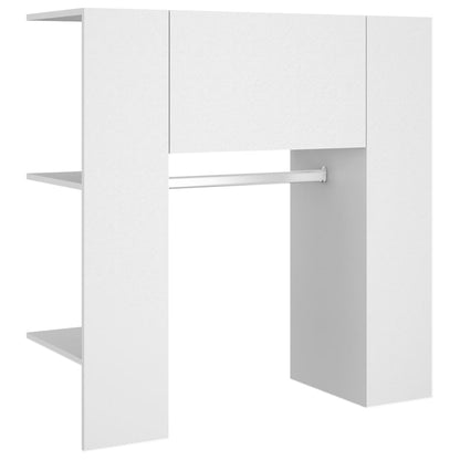 Flurschrank Weiß 97,5x37x99 cm Holzwerkstoff