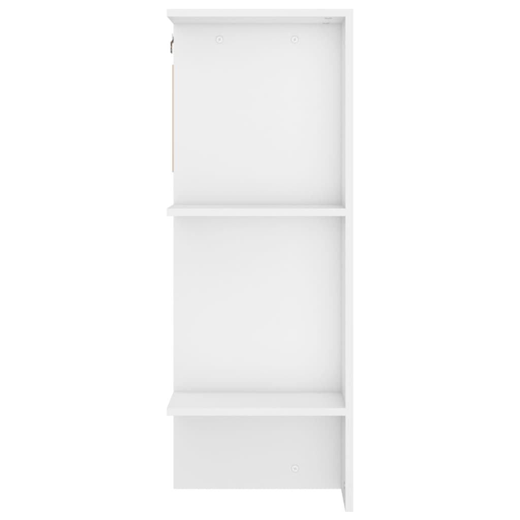 Flurschrank Weiß 97,5x37x99 cm Holzwerkstoff