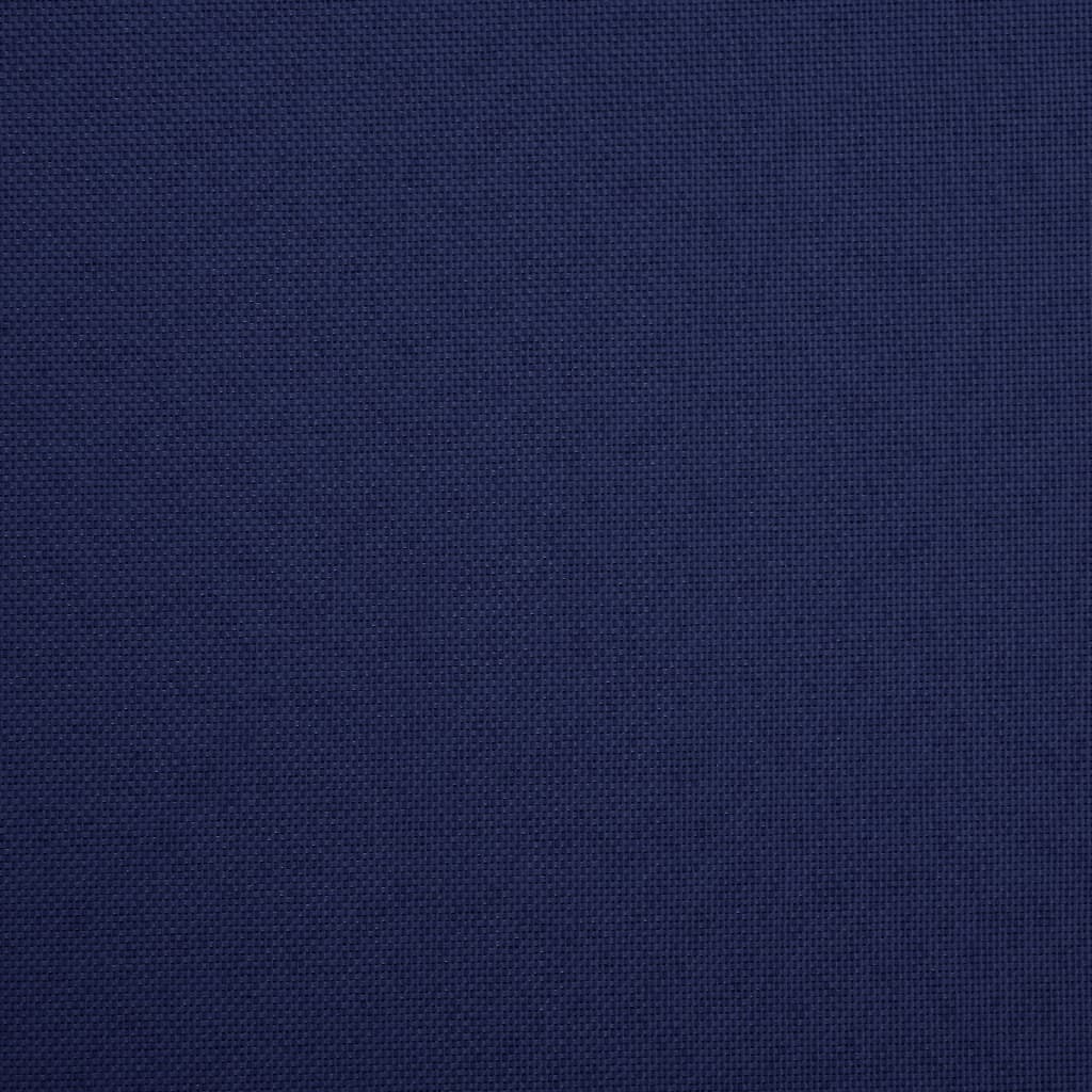 Hocker mit Stauraum Blau Leinenoptik