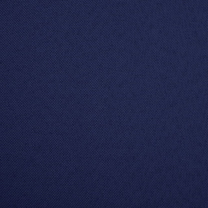 Hocker mit Stauraum Blau Leinenoptik