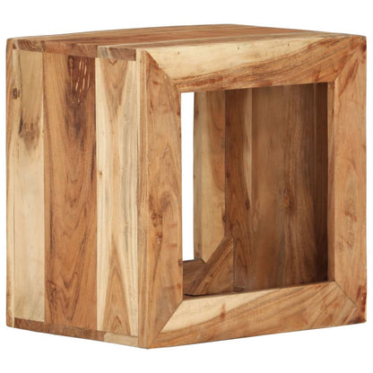 Hocker 40x30x40 cm Massivholz Akazie