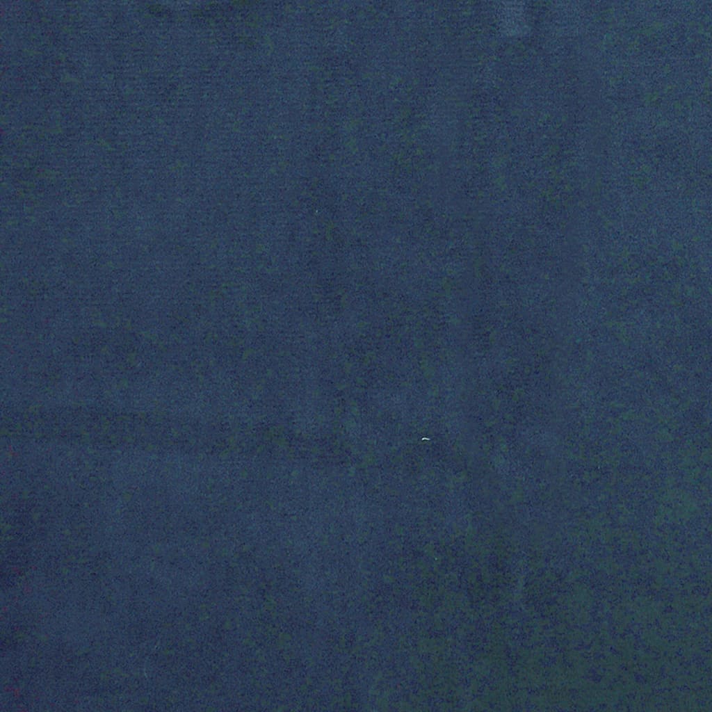 Runder Hocker Blau Samt