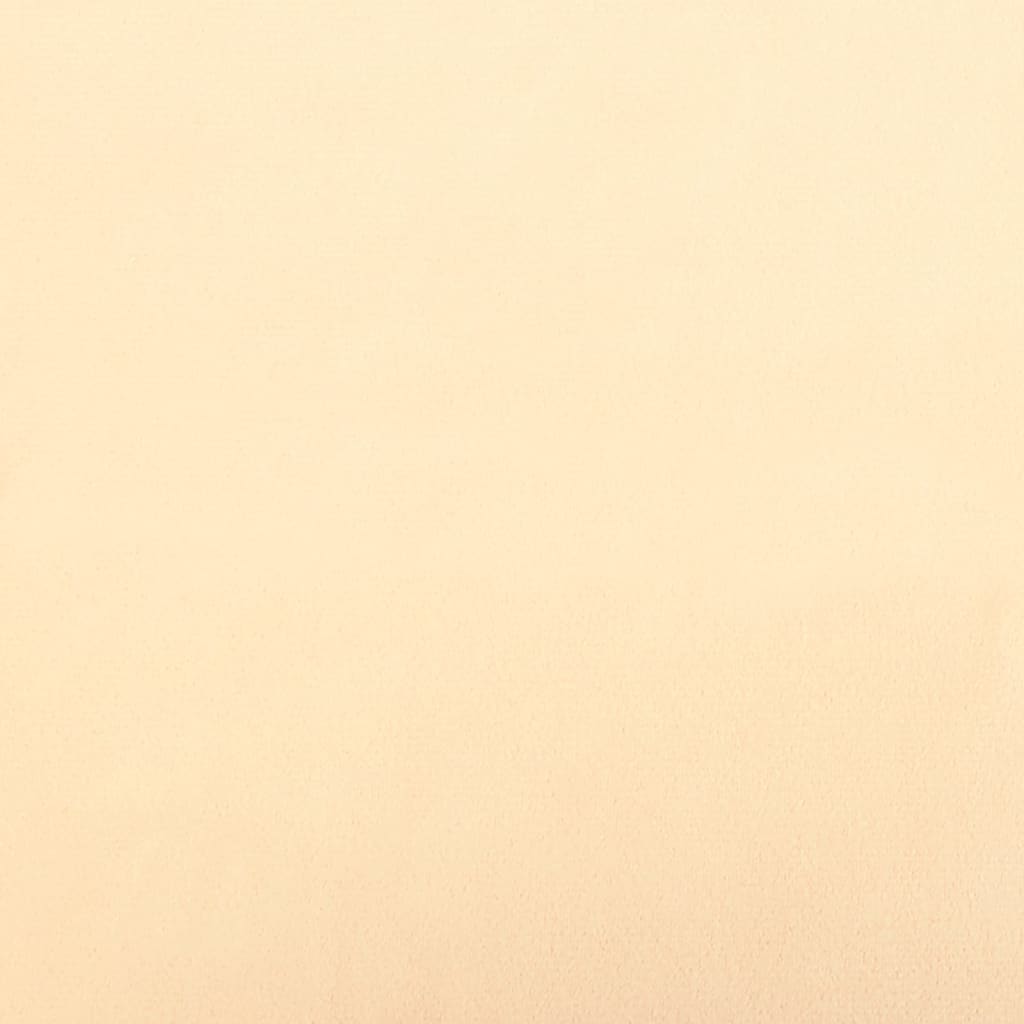 Runder Aufbewahrungshocker Aprikose Samt 31 x 37 cm