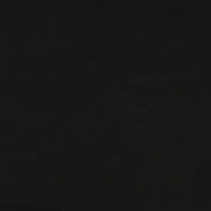 Runder Aufbewahrungshocker Schwarz Samt 31 x 37 cm