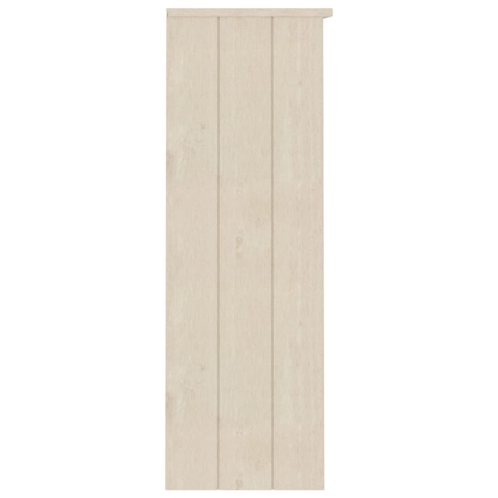 Highboard-Oberteil HAMAR Honigbraun 85x35x100 cm Massivholz