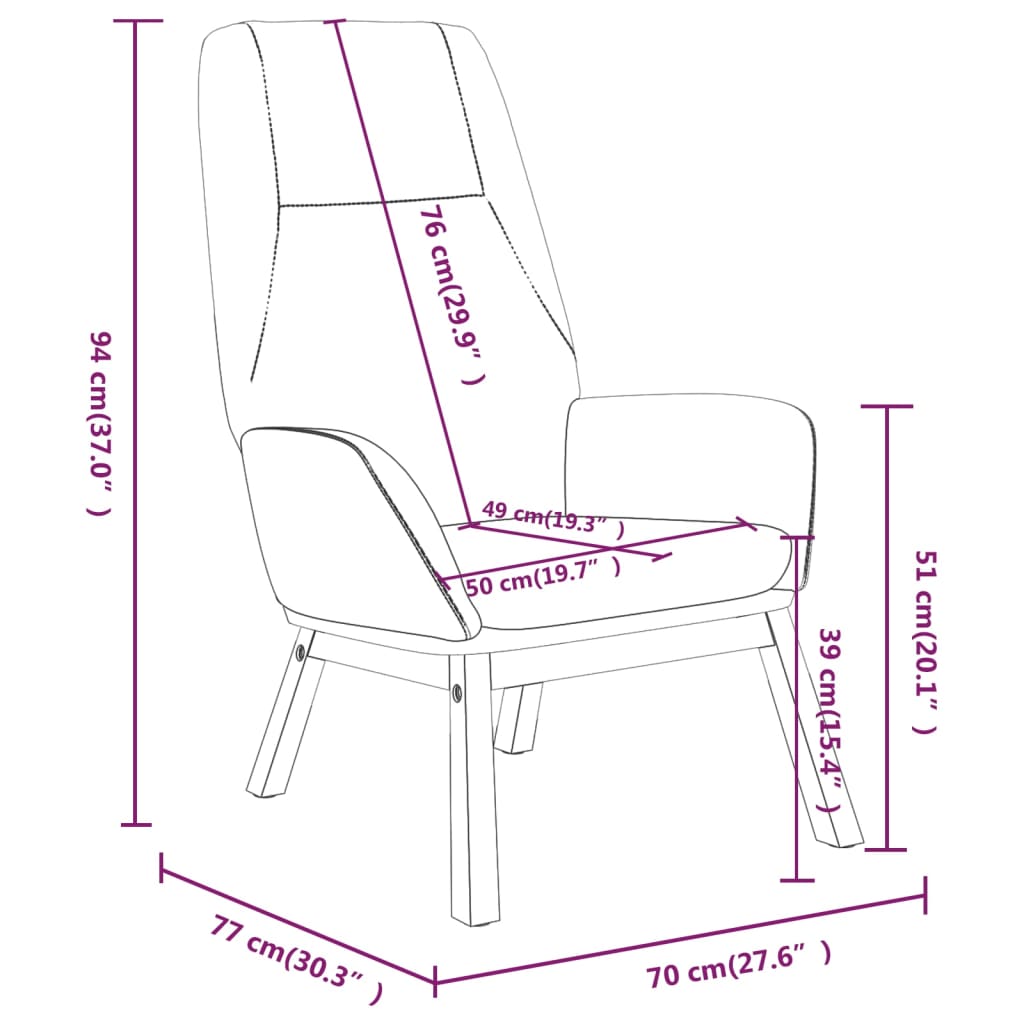 Relaxsessel Stoff Braun