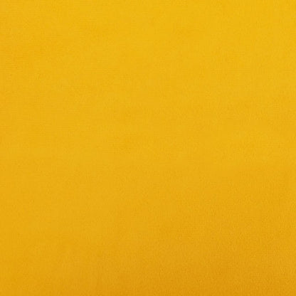 Fußhocker Senfgelb 60x60x36 cm Samt