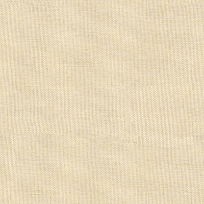 Fußhocker Creme 60x60x36 cm Stoff und Kunstleder