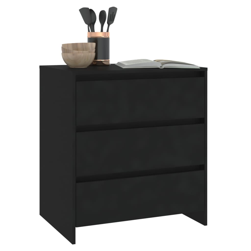 Sideboard Schwarz 70x41x75 cm