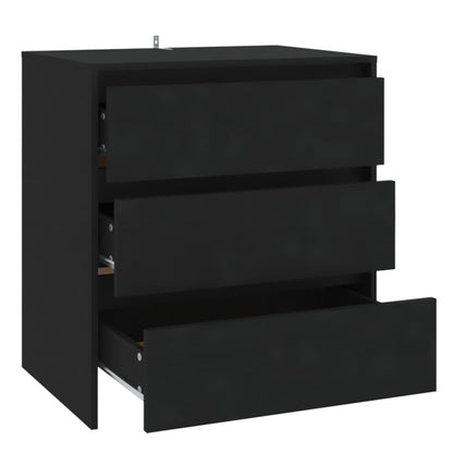 Sideboard Schwarz 70x41x75 cm