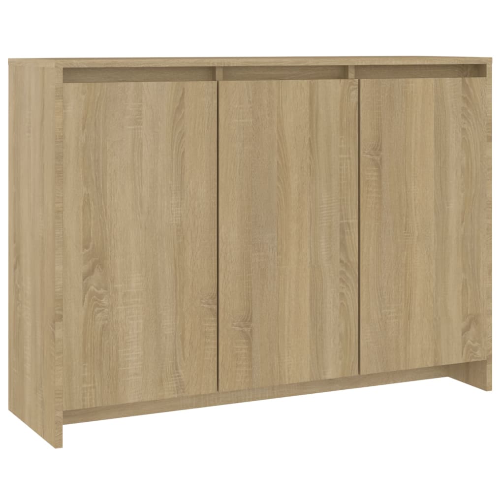 Sideboard Sonoma-Eiche 102x33x75 cm Holzwerkstoff