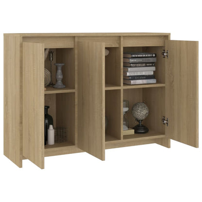 Sideboard Sonoma-Eiche 102x33x75 cm Holzwerkstoff