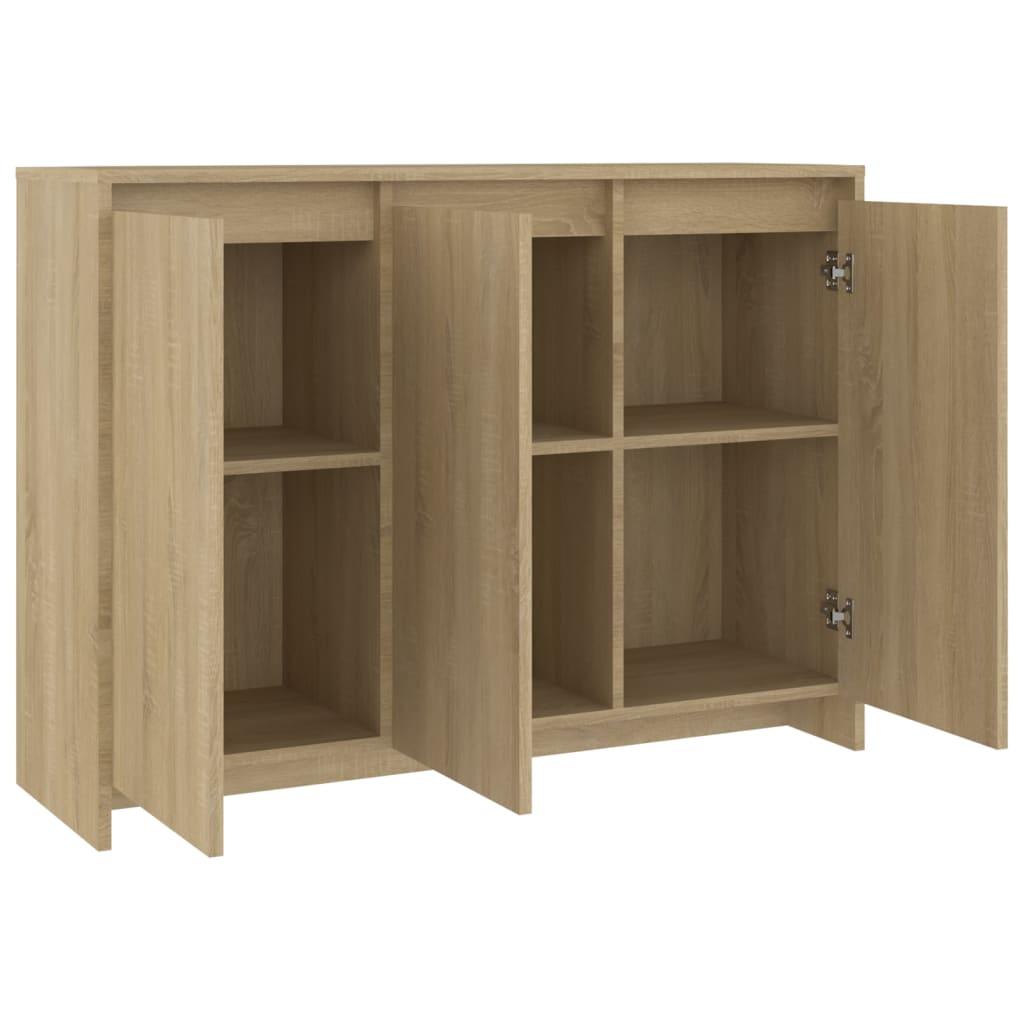 Sideboard Sonoma-Eiche 102x33x75 cm Holzwerkstoff