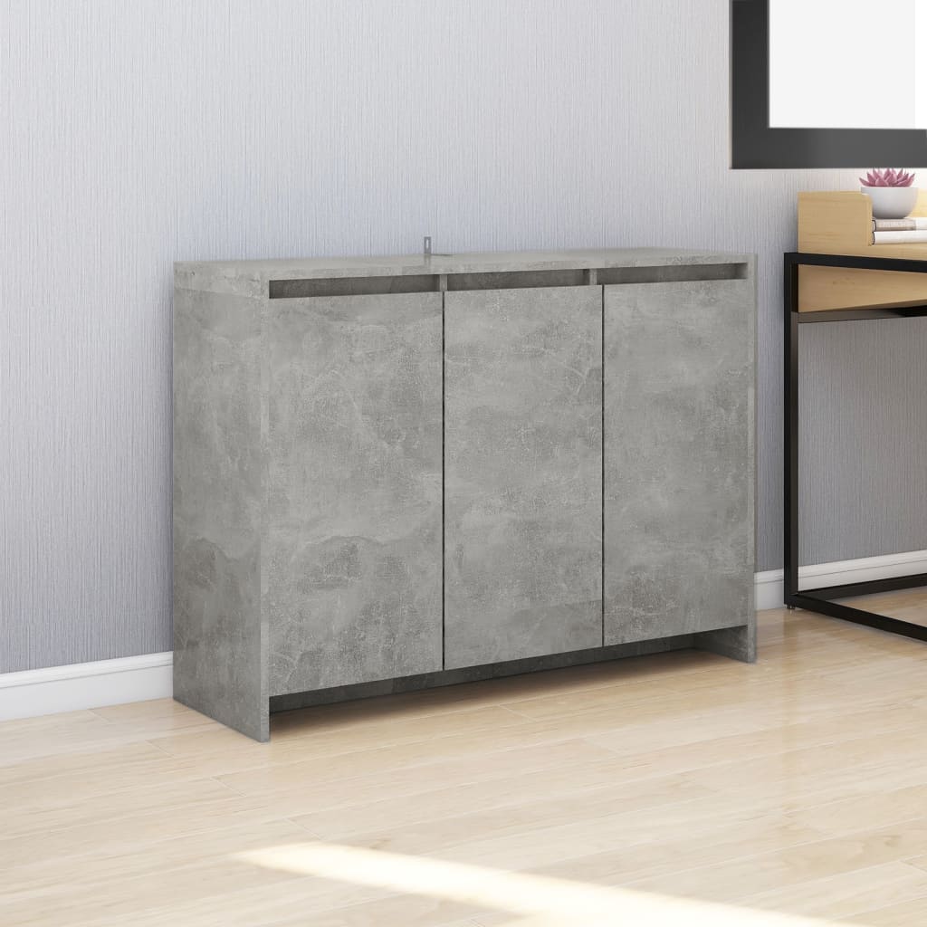 Sideboard Betongrau 102x33x75 cm