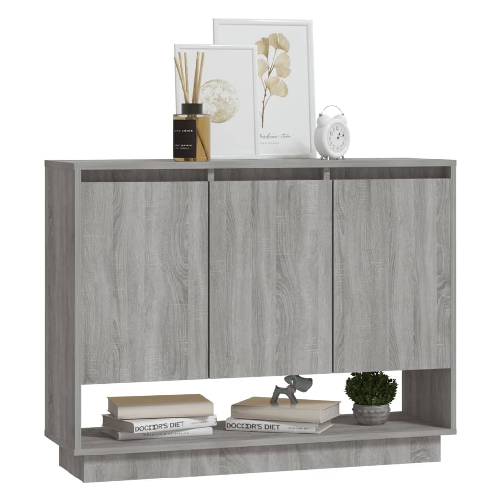 Sideboard Grau Sonoma 97x31x75 cm