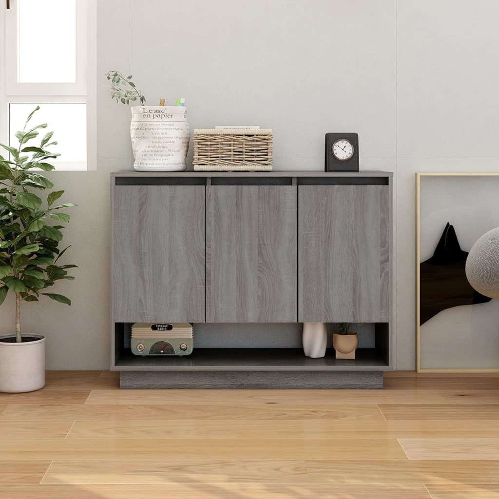 Sideboard Grau Sonoma 97x31x75 cm