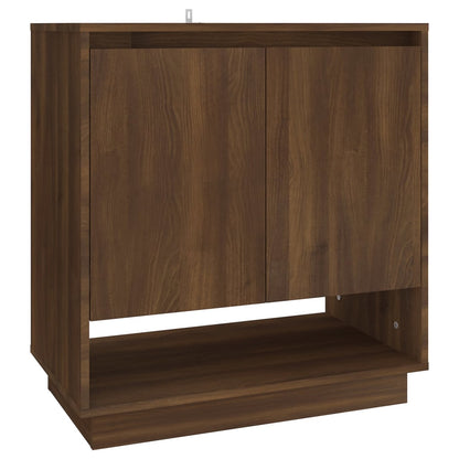 Sideboard Braun Eichen-Optik 70x41x75 cm Holzwerkstoff