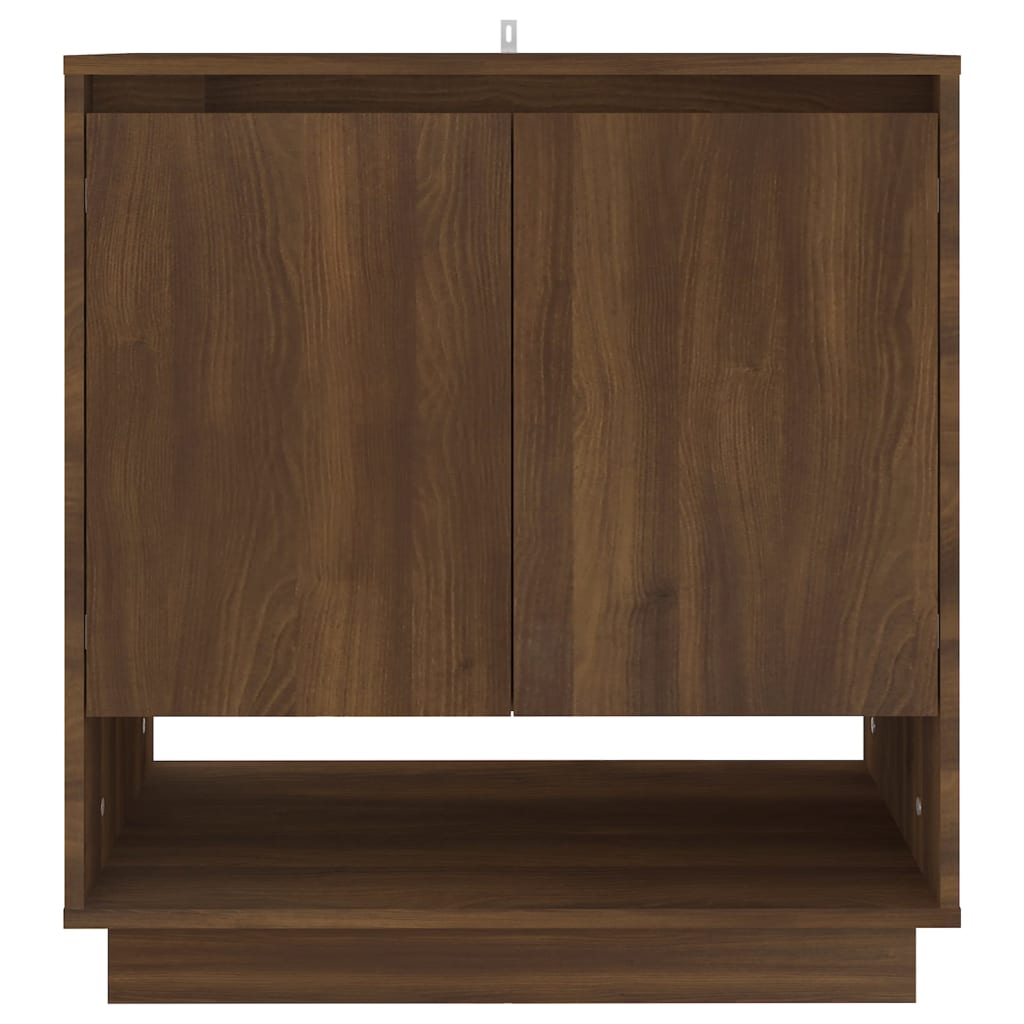 Sideboard Braun Eichen-Optik 70x41x75 cm Holzwerkstoff