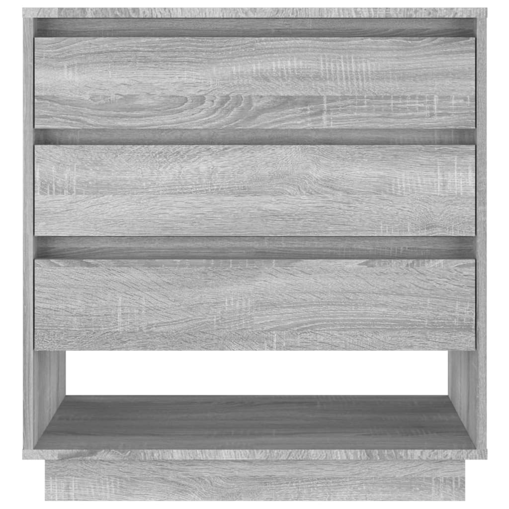 Sideboard Grau Sonoma 70x41x75 cm Holzwerkstoff