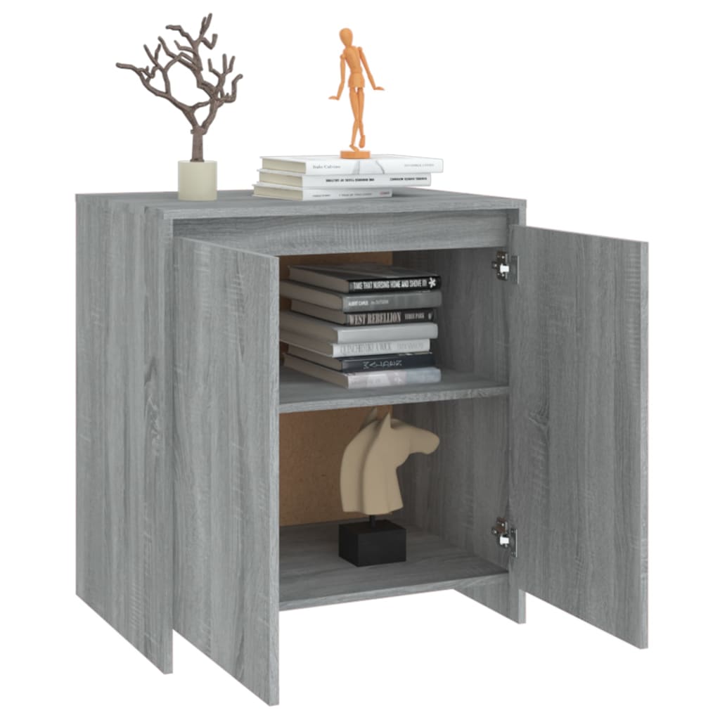 Sideboard Grau Sonoma 70x41x75 cm Holzwerkstoff