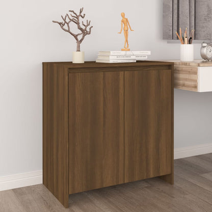 Sideboard Braun Eichen-Optik 70x41x75 cm Holzwerkstoff