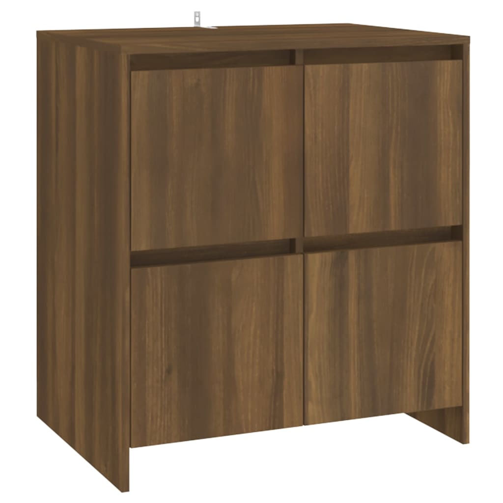 Sideboard Braun Eichen-Optik 70x41x75 cm