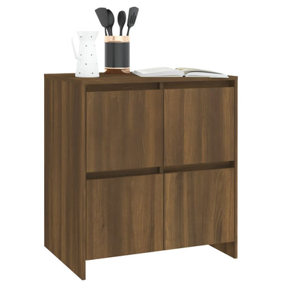 Sideboard Braun Eichen-Optik 70x41x75 cm