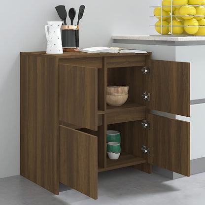 Sideboard Braun Eichen-Optik 70x41x75 cm