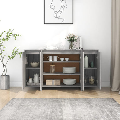 Sideboard Grau Sonoma 135x41x75 cm