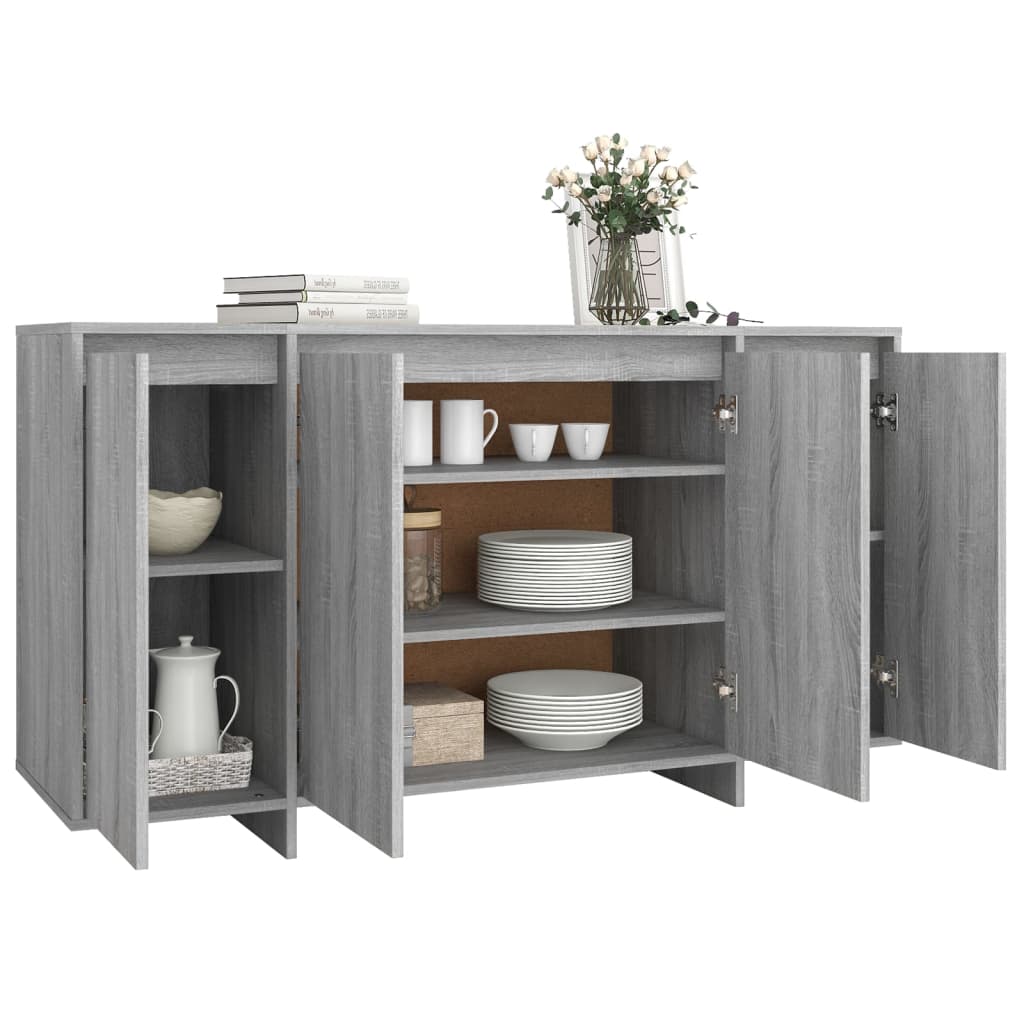 Sideboard Grau Sonoma 135x41x75 cm